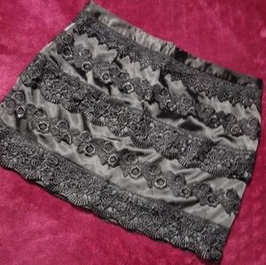 Elegant Black Mini Skirt